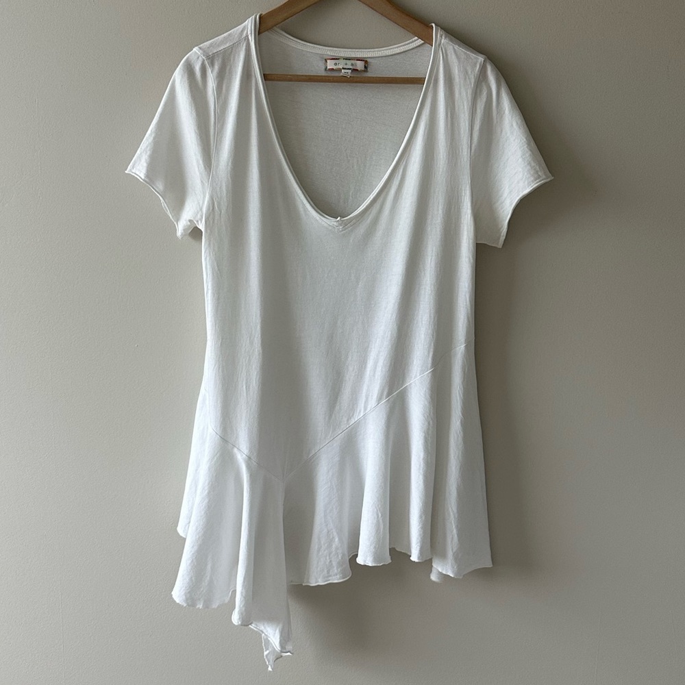 Anthropologie Eri + Ali Asymmetrical Tee